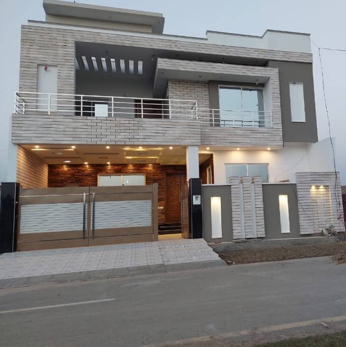 Model City Canal Road Faisalabad Marla Brand New Triple Story Hou