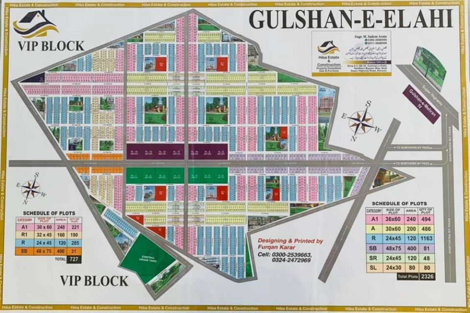 Gulshan E Rehman Karachi Map Gulshan E Elahi Muslim City Gulshan E Muhammad Gulshan E Rehman Karachi -  Scheme 33 - Id-66656